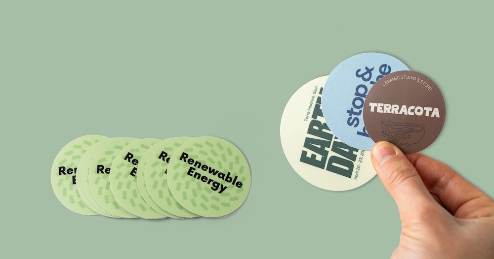 Stickers PlantBased découpe ronde