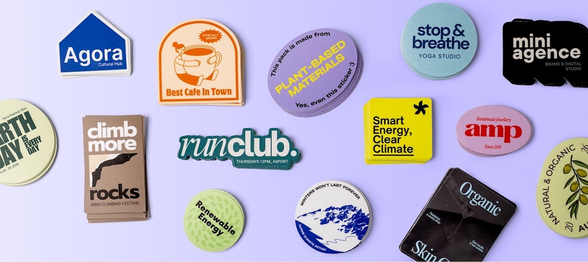 Plantbased Stickers Ecologiques