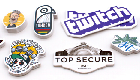 StickerYeti échantillons d'autocollants, échantillons de stickers, échantillons de thermocollants, échantillons de stickers pour les murs, échantillons de stickers pour les sols.