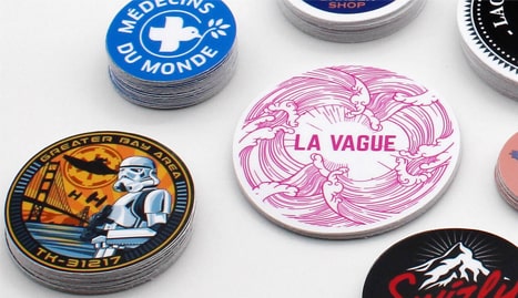 Autocollants ronds de qualité exceptionnelle
